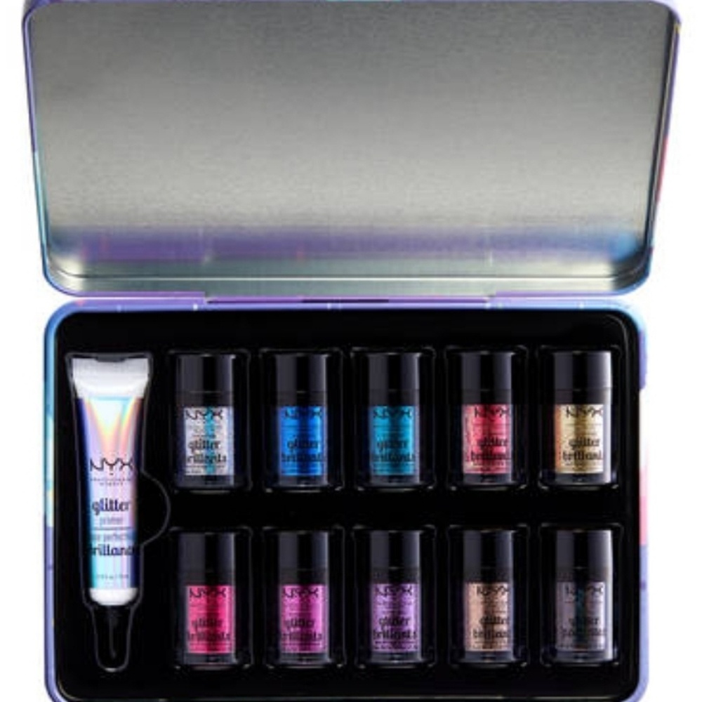 New sugar trip NYX makeup glitter set